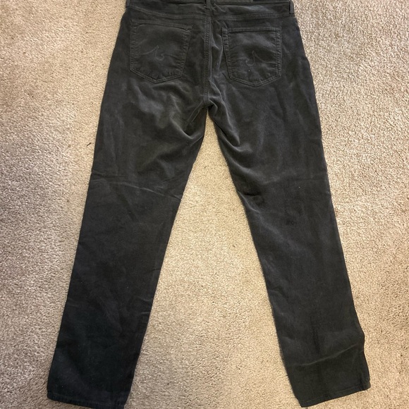 AG Prima Cigarette Ankle Gray Corduroy Pants - Picture 3 of 3